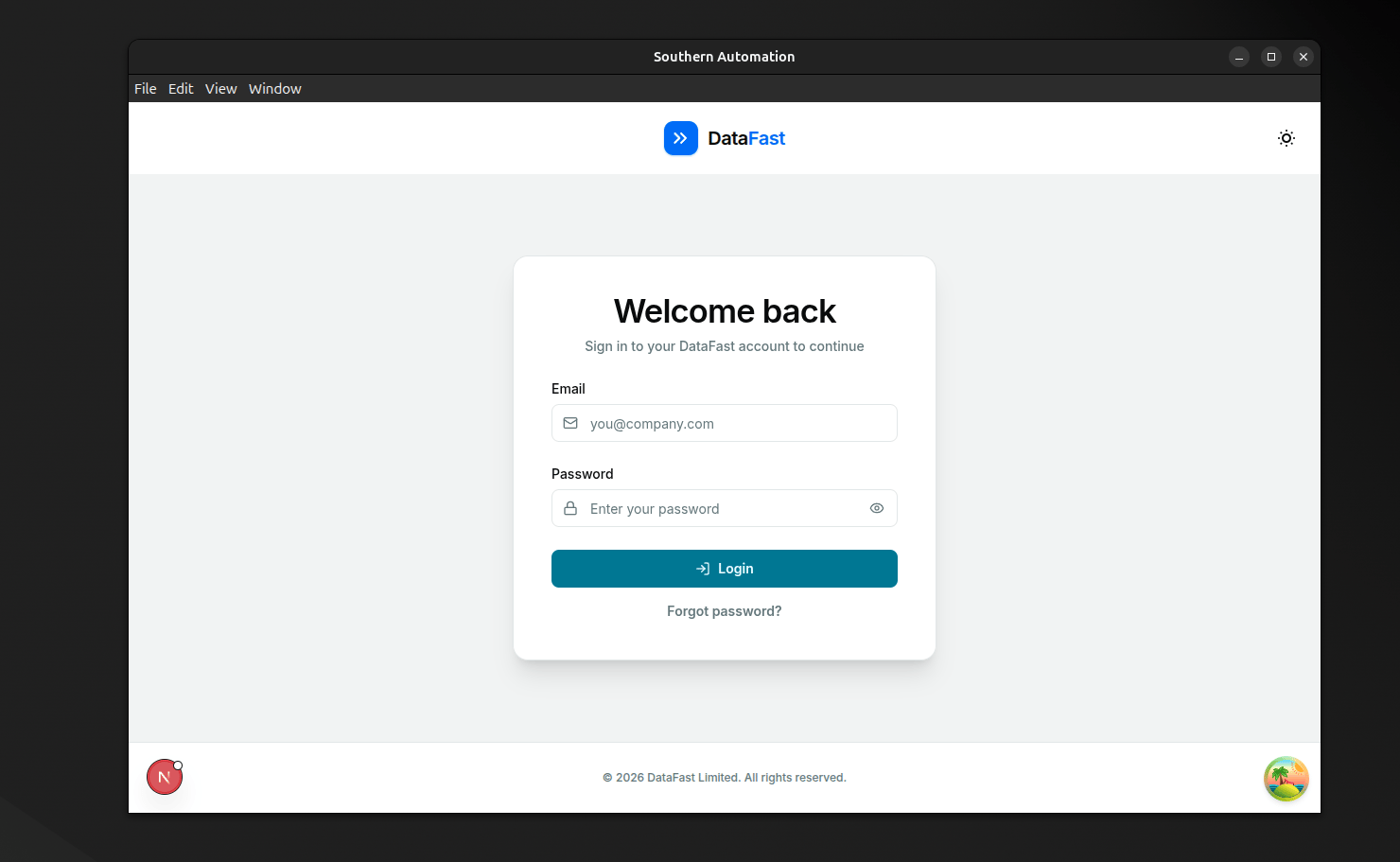 Screenshot of Datafast — Next.js 14, TypeScript, Laravel project by Shafin Ahmed
